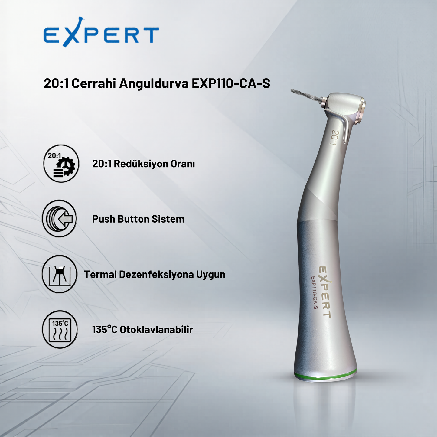 Expert 20.1 cerrahi anguldurva EXP110-CA-S